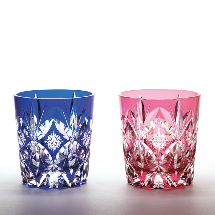 M-296-2 Bamboo leaf star pattern vintage pair