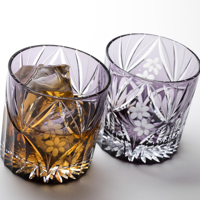 M-3067-2V Flower Basket Pattern Mini Old Pair