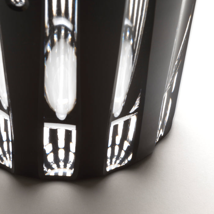 M-8215BK Vertical Stripe Pattern Old Black