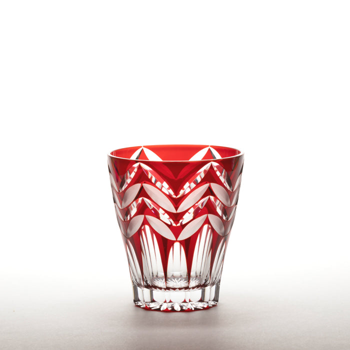 M-8522-R Double Leaf Pattern Mini Old Red