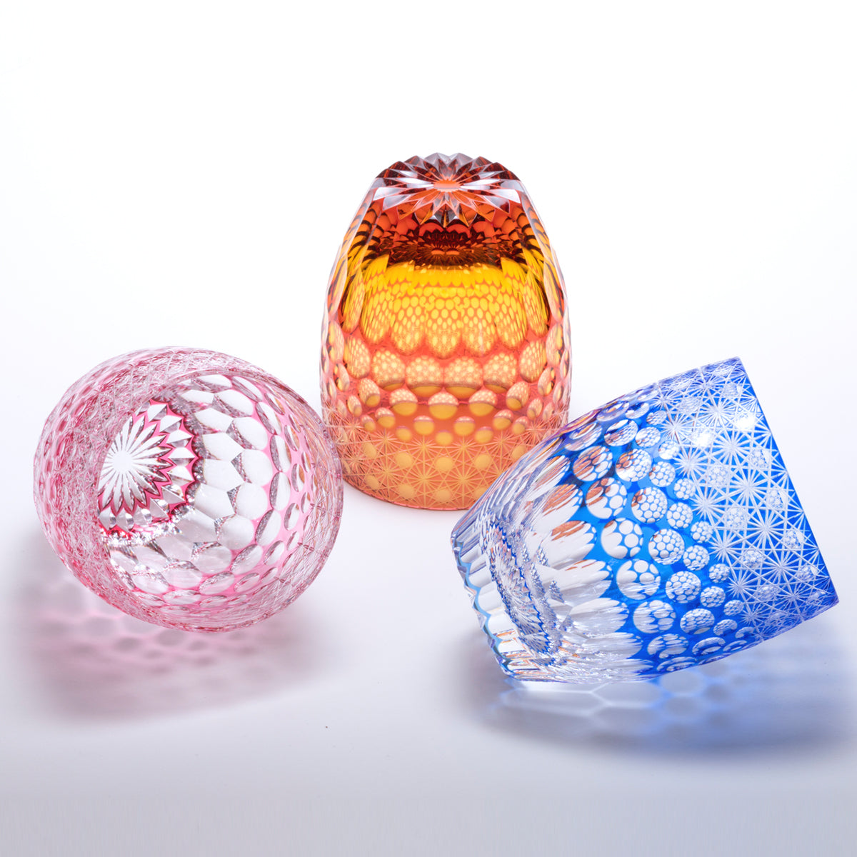 江戸切子 硝子工房彩鳳 クリスタルガラス タンブラー
