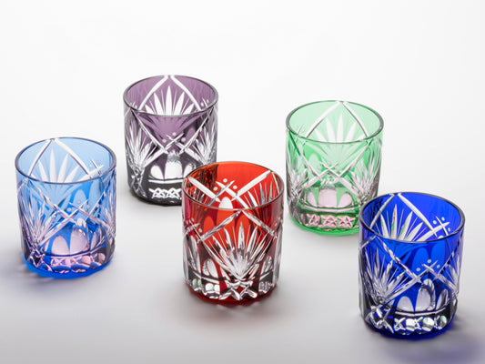 M-578 笹の葉菱文様 ぐい呑