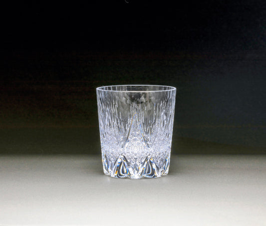 MC-273 菊繋ぎに槌目文様 オールド 玻璃