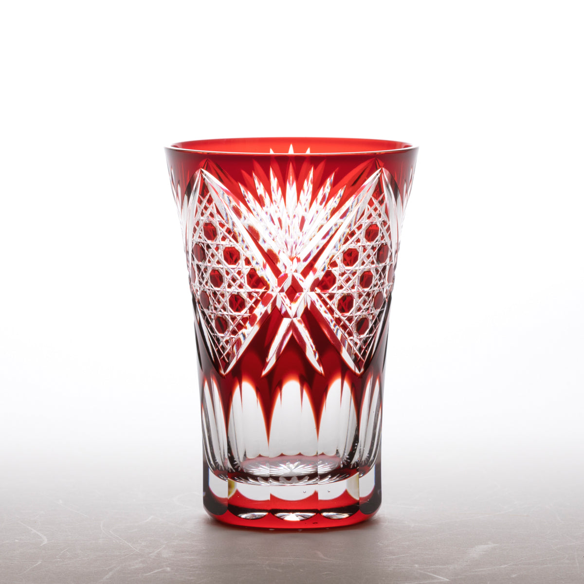M-7550-2 Octagonal Kagome Pattern Open Top Tumbler Pair