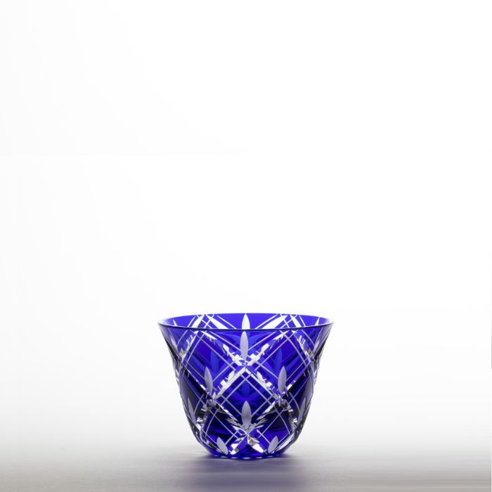 M-57 重矢来文様 ぐい呑 – 硝子工房 彩鳳